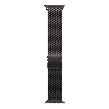 Apple Watch 49mm Black Titanium Milanese Loop - Medium