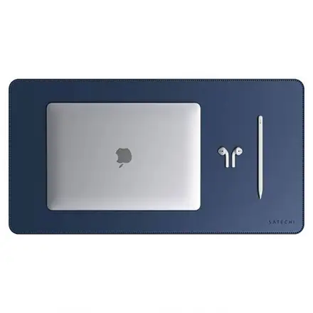 Satechi Eco Leather Desk Mat Blue