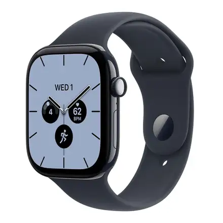 Apple Watch Series 12 GPS + Cellular 46mm Night Blue Ceramic Case with Navy Blue Sport Band - M/L