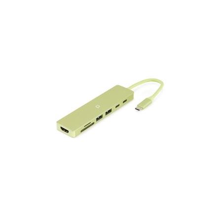Aiino - Stream 7-in-1 hub for MacBook Neo - Citrus