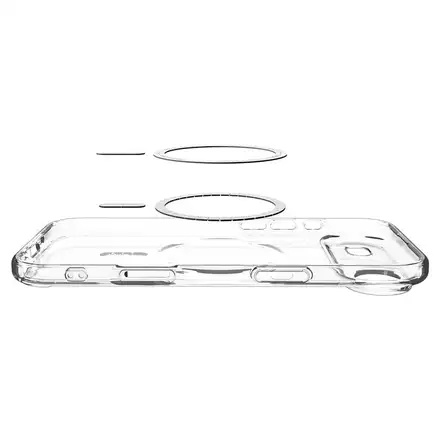 Spigen kryt Ultra Hybrid Magsafe pre iPhone Air - Clear White