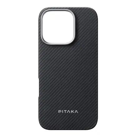 Pitaka kryt Ultra-Slim Case pre iPhone 16 Pro Max - Black/Grey Twill