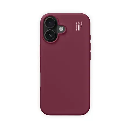 iDeal Silicone Case MagSafe iPhone 16 Fine Wine