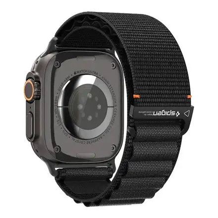 Spigen remienok Fabric Band pre Apple Watch 44-49mm - Black