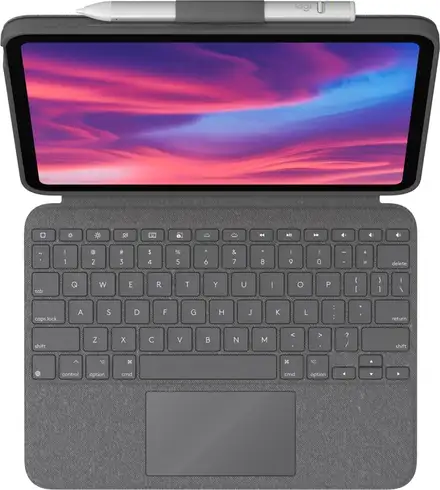 Logitech COMBO TOUCH pre iPad ( 10. gen. a A16) - šedá - US