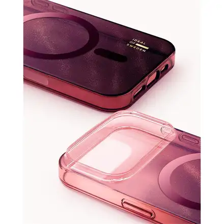 iDeal Fashion Clear Case MagSafe iPhone 17 Pro Max / 18 Pro Max Cherry Lacquer