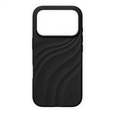 iDeal Fashion Soft Swirl Silicone Case MagSafe iPhone 17 Pro Max / 18 Pro Max Velvet Black