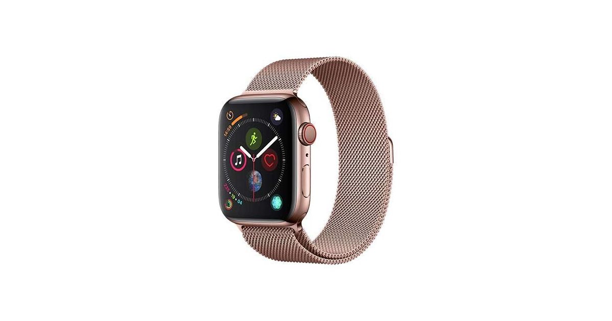Devia Apple Watch Elegant Series Milanese Loop 44/45/46mm - Rose Gold