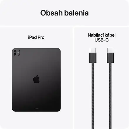 iPad Pro 13" Wi-Fi 1TB štandardné sklo - Kozmický čierny (2025)