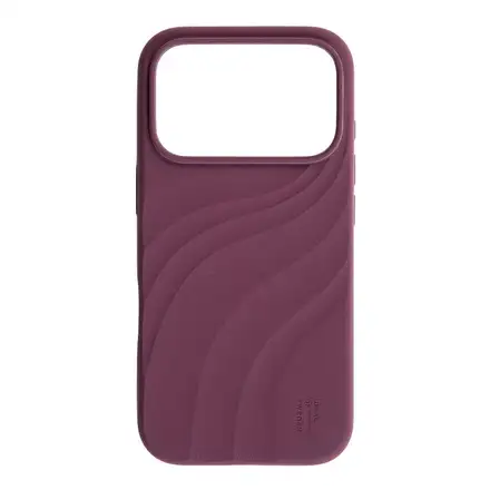 iDeal Fashion Soft Swirl Silicone Case MagSafe iPhone 17 Pro Max / 18 Pro Max Velvet Plum