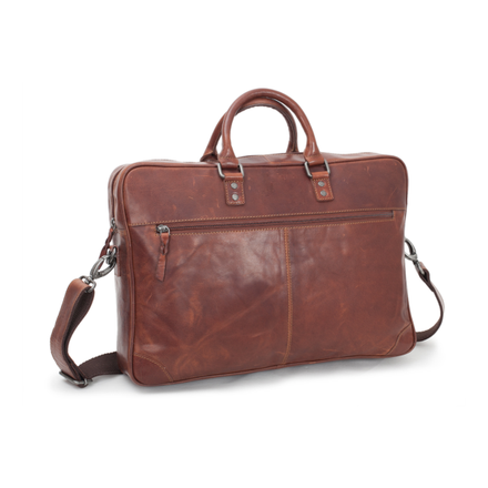 Baoobaoo Brašňa Briefcase Soft pre MacBook 15"-16" Brandy