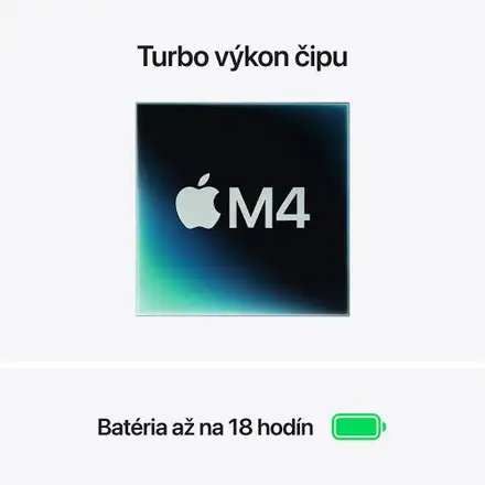 MacBook Air 15" Apple M4 10C CPU 10C GPU 16GB 256GB Strieborný SK