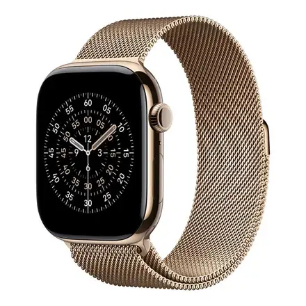 Apple Watch 46mm Gold Milanese Loop - M/L