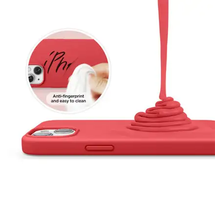 Elago kryt Silicone Case pre iPhone 13 - Red