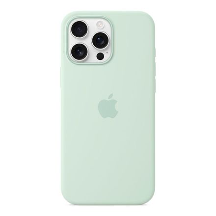 iPhone 16 Pro Max Silicone Case with MagSafe - Aquamarine