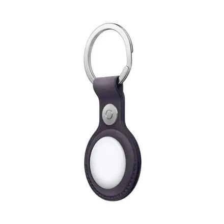 Apple AirTag FineWoven Key Ring - Midnight Purple