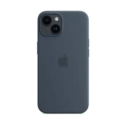Apple iPhone 14 Silicone Case with MagSafe - Storm Blue