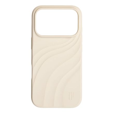 iDeal Fashion Soft Swirl Silicone Case MagSafe iPhone 17 Pro Max / 18 Pro Max Cloud Dancer