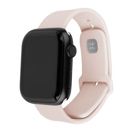 FIXED Silicone Sporty Strap pre Apple Watch 41/40/38 mm, ružový