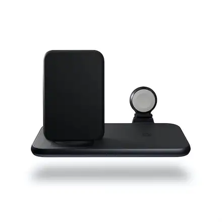 ZENS Aluminium 4 in 1 Stand Wireless Charger with 45W USB PD Black *Vystavený*