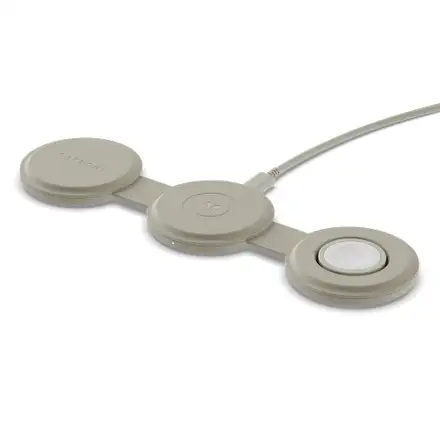 Satechi Qi2 OntheGo 3-in-1 Wireless Charger - Sand