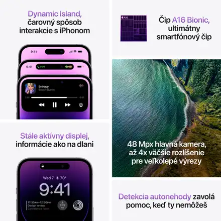 iPhone 14 Pro Max 256 GB kozmická čierna *Použitý s DPH - Trieda A*