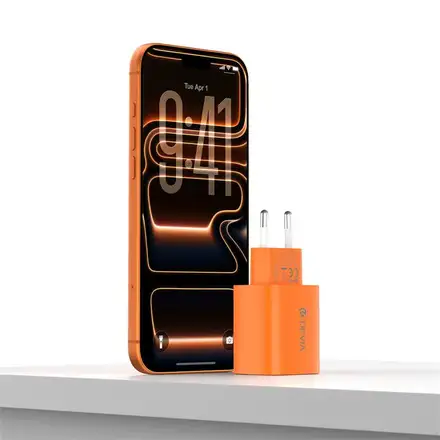 Devia sieťová nabíjačka Ultra6 PD Dynamic Charger 40W (Max 60W) - Orange
