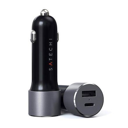 Satechi 72W Type-C PD Car Charger - Space Gray