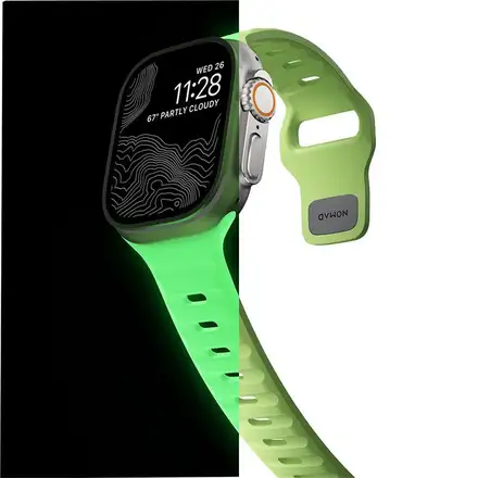 Nomad remienok Sport Strap pre Apple Watch 44-49mm - Glow 2.0