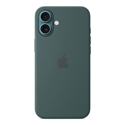 iPhone 16 Plus Silicone Case with MagSafe - Lake Green