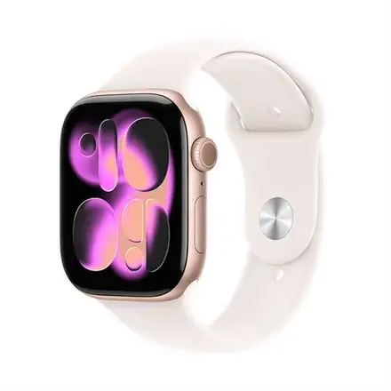 Apple Watch Series 11 GPS + Cellular 42mm Gold Titanium Case with Light Blush Sport Band - M/L *Vystavený*
