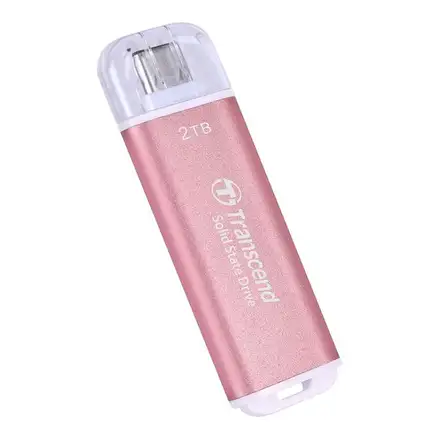 Transcend SSD 2TB ESD300 USB 3.2 Gen 2x1 - Pink