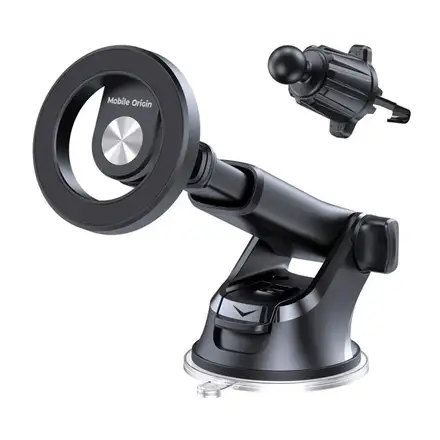Mobile Origin 2in1 Magnetic Dash and Vent Car Holder MO21 - Black