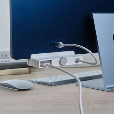 Adam Elements USB-C Casa 7-in-1 Multi-Function Hub i7 pre iMac 2021 & 2023 - White