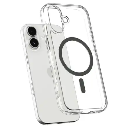 Spigen kryt Ultra Hybrid Magsafe pre iPhone 17 - Clear Graphite