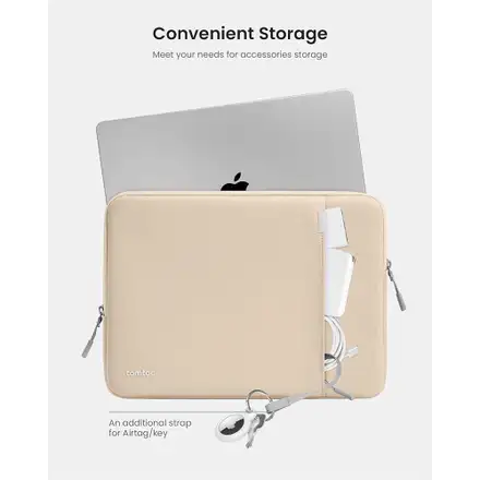 Tomtoc puzdro 360 Protective Sleeve pre Macbook Air 13" M1/M2/M3/M4 - Sand