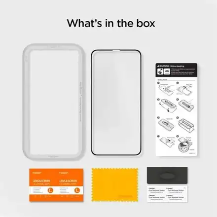 Spigen ochranné sklo GLAS.tR AlignMaster pre iPhone 11 Pro Max - Black Frame