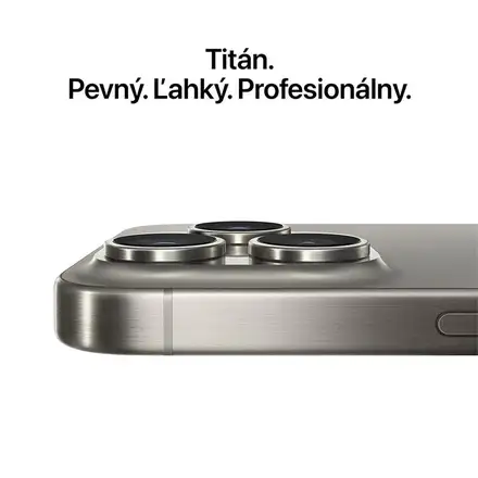 iPhone 15 Pro 128 GB modrý titán *Použitý s DPH - Trieda A*