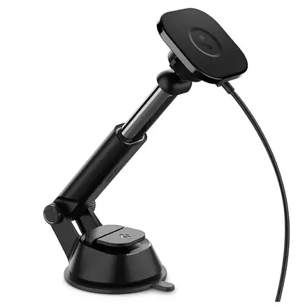 Spigen držiak do auta OneTap Pro Magnetic Car Charger Dashboard - Black
