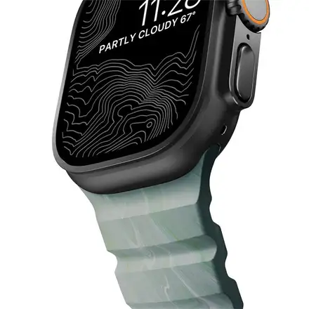 Nomad remienok Rocky Point Band pre Apple Watch 46/49mm - Sierra Stone/Black
