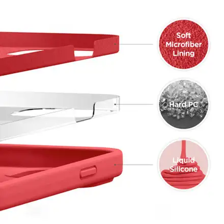 Elago kryt Silicone Case pre iPhone 13 - Red