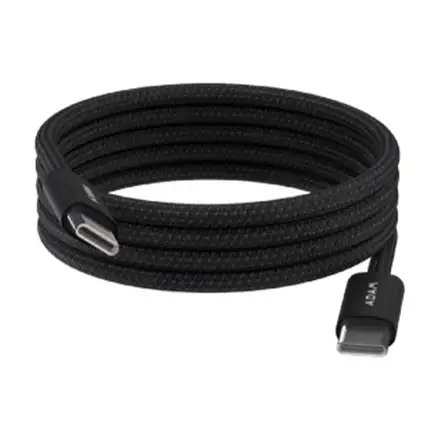 Adam Elements kábel iLinio C100 USB-C to USB-C 100W Magnetic 2pack - Black