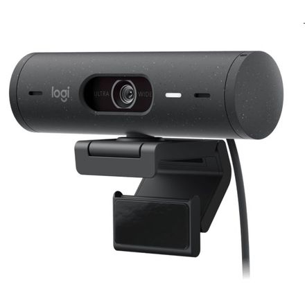 Logitech BRIO 500 - webcam, Full HD - grafitová