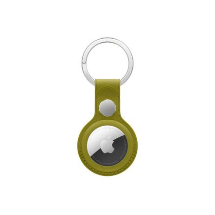 Apple AirTag FineWoven Key Ring - Chartreuse