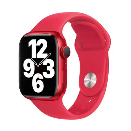 Apple Watch 45mm Red Sport Band (eko-balenie) Rozbalený