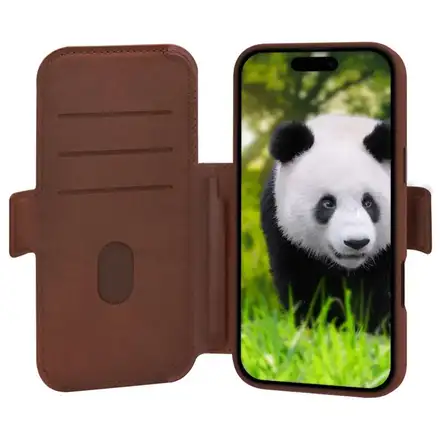 dbramante1928 - Puzdro Lynge s MagSafe pre iPhone 17 Pro Max, dark tan