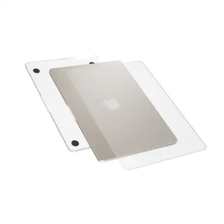 Epico Slim Shell pre MacBook Air 13,6" (M2/M3/M4/M5) - matná transparentná