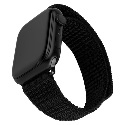 FIXED Nylon Sporty Strap pro Apple Watch Ultra 49 mm, čierny