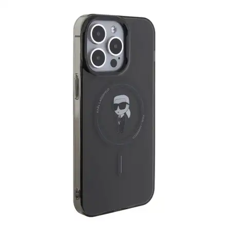 Karl Lagerfeld IML Ikonik MagSafe kryt iPhone 15 Pro Max čierny