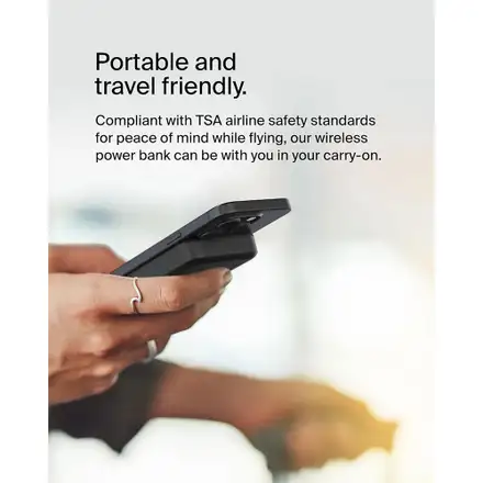 Belkin Boost Charge Pro Magnetic Power Bank with Qi2 8K + Stand - Black